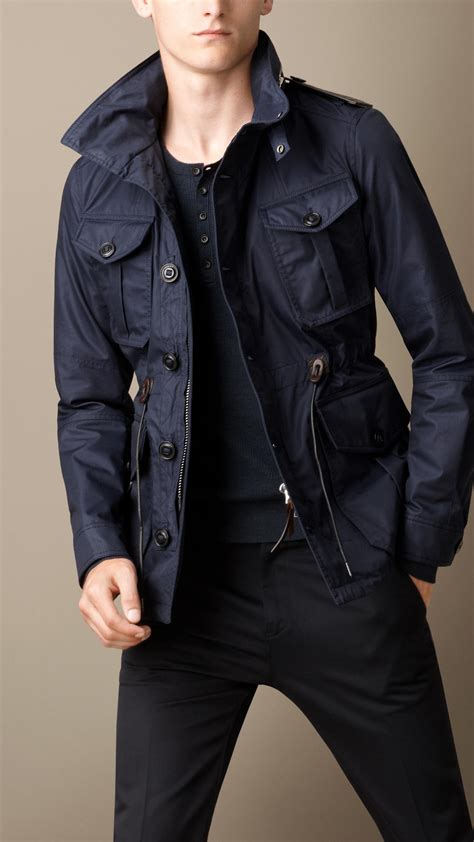 mens burberry field jacket|burberry jacket cost.